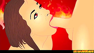 PAWG Queen Jada Stevens Big Ass White Girl as Hellcat, a Hardcore Butt Fucking Nympho in Her First Hentai Anime