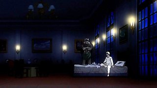 Hentai chick enjoys anal sex at the gym