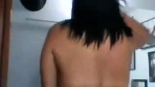 Romanian Arab With Big Tits Does a Striptease