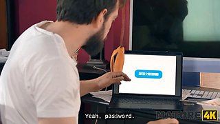 Mature4k. red haired haven't had porn for a while and managed to tempt her neighbour