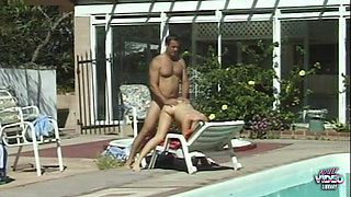 The Area by the Outdoor Pool Is Once Again Seeing an Uptick in Hairy Blondes
