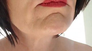 Nude run in the office with squirt