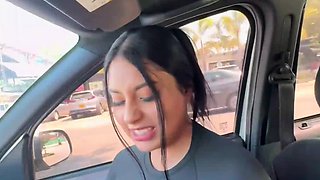 Stranger interrupted workout, gave oral in car - PUBLIC SEX