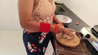 First Time Anal with Cute Indian Girl Sagita Sharm - Raw Kitchen Fuck in HD