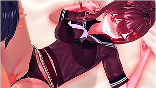 Genshin Impact - Hu Tao In School Uniform Can You Please Her?