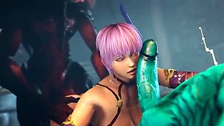 Kasumi Hell Slave Episode 2: Anal Teen Fuck with Ayane - 3D Hentai Cartoon Animation SFM