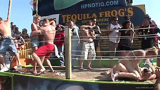 oiled up wrestling with college students