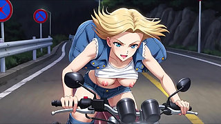 Android 18 Teasing Her Perfect Body in Hot Extremely Seductive Erotic Poses in Dragon Ball 3D Adult Animations