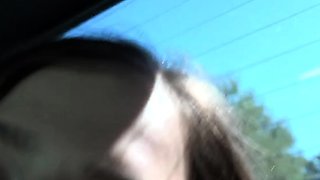 Fake agent fuck brunette amateur babe outdoor