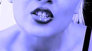 Hot blonde does bdsm and blows cock up