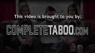 Slutty blonde gets cum facial