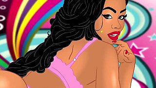 Black Chyna's Big Chocolate Beautiful Thick Ass Cheeks Bouncing and Clapping for the Backalley