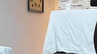 Horny MILF Stuffing Her Hand in Her Slaves Ass