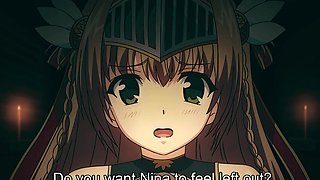 Hentai porn movie showing a virgin princess getting RAVAGED finally