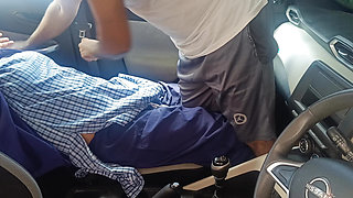 uniform college girl car sex with step father part 3