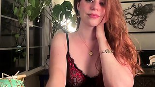 Small Titted Brunette Anja Toying Her Slit