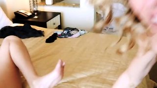 Big Tit Cheating MILF's Do a Threesome on Vacation - Nikki