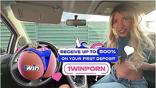 Kris Price - Blonde Jerks Off And Sucks My Dick. While Her Boyfriend Is In The Shop