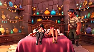 Sensual Pirate Adventure: Building the Tropical Hideout – Big Ass Brunette Gets Doggy Style Rewards