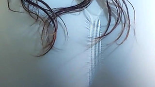 It’s a Delight to See Her Long Hair and Her Hips as She Rubs Against My Cock