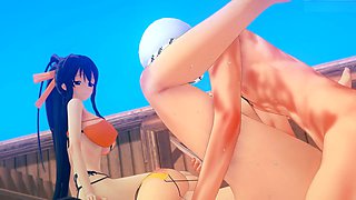 Dxd, animation, bikini