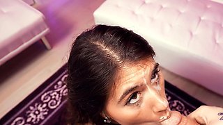 Lavishly tattooed bimbo Charlotte Mae gets properly fucked and facialized