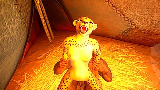 Animated, hard fuck, huge monster cock