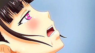 He feels so good that he inserts it in and out of his anus and gets creampied.