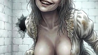 Tight Dirty Bald Ass 18 Year Old Emily Pussy From Re9 Being Sexually Creepy