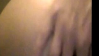 Italian Amateur Fingers Ass on Webcam