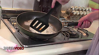 Intense JAV Housewife delivers passionate deep throat blowjob experience