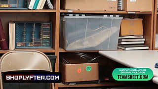 Shoplyfter - curvy latina gives her Tight Pussy to a pervert lp officer to avoid troubles with the law