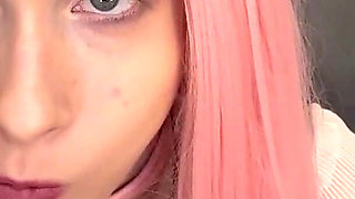 Bratty Bubblegum Slut Blowing Bubbles