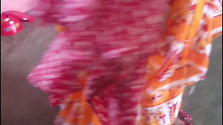 Desi housewife changing saree while being watched by Bengali maid secretly