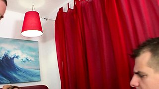 Brunette hardcore blowjob