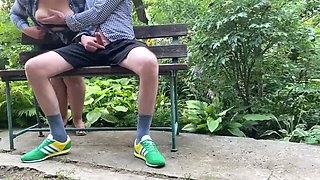 Mature Ukrainian Cougar with Saggy Tits Makes Me Cum Outdoor