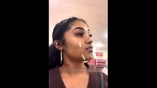 Real homemade amateur facial cumshot