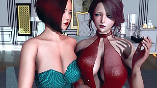 3D animated fun with an Asian slut in wild adult games