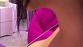 Condom Broke! FUTA Stepsisters Unprotected ANAL Creampie