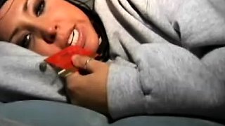 Nice amateur gf blowjob until huge cumshot