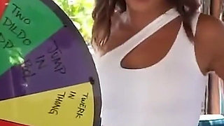 Big Ass Flexible MILF Kelsi Monroe Rides a Suction Dildo at Her Backyard