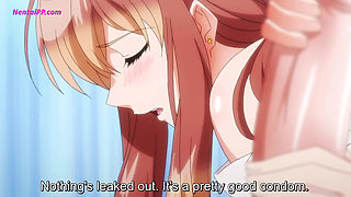 Teen Brunette Sucks a Big Cock: "Can You Feel The Size XL Filling You Tight? - Hentai