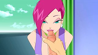 Hot but, clothed sex, hot blowjob