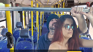 I Got Fucked on Public Transport and He Cummed on Me and Left My Ass Creamy