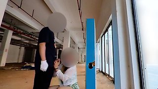 Having sex with college students in public places.