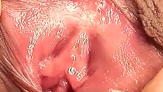 Rough threesome fuck with tight hairy pussy