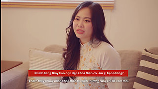 Thai maid cleans my cock -  Perv Milfs n Teens