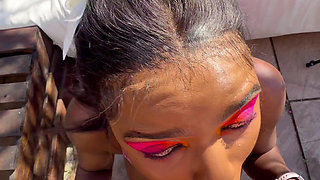 Thick Black Girl Fell Into His Dirty Trap and Got Creampied