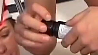 Insatiable Nurse MILF Takes Cock and Thick Dildo Deep