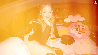 Amateur Couples Surprise Car Blowjob and Backseat Fuck